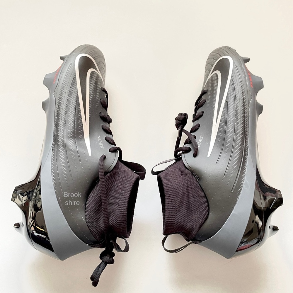 Nike Air Zoom Vapor Pro 1 Football Cleats Size 12 Black Dark Grey FB3298-002